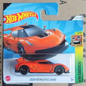 Rare Hot Wheels 2020 KOENIGSEGG JESKO Sports Car Diecast Scale Model, Car Lover Gift, Coworker Gift, Gift for Friend, Car Collector Gift