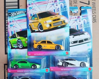 ホットウィール プレミアムジオラマ 日本車 4台セット - フリート