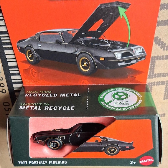 Matchbox Car 1977 Pontiac Firebird Black Diecast 1/64 Scale Model