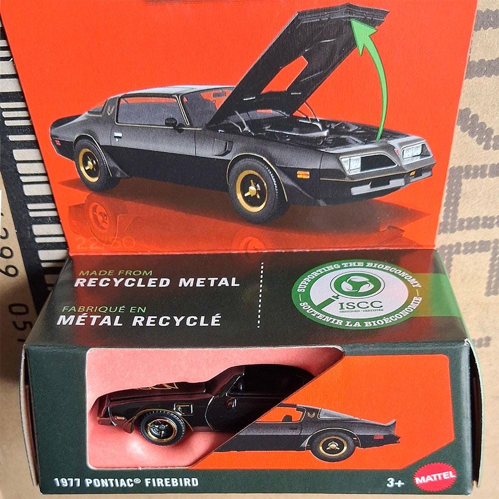 Matchbox Car 1977 Pontiac Firebird Black Diecast 1/64 Scale Model
