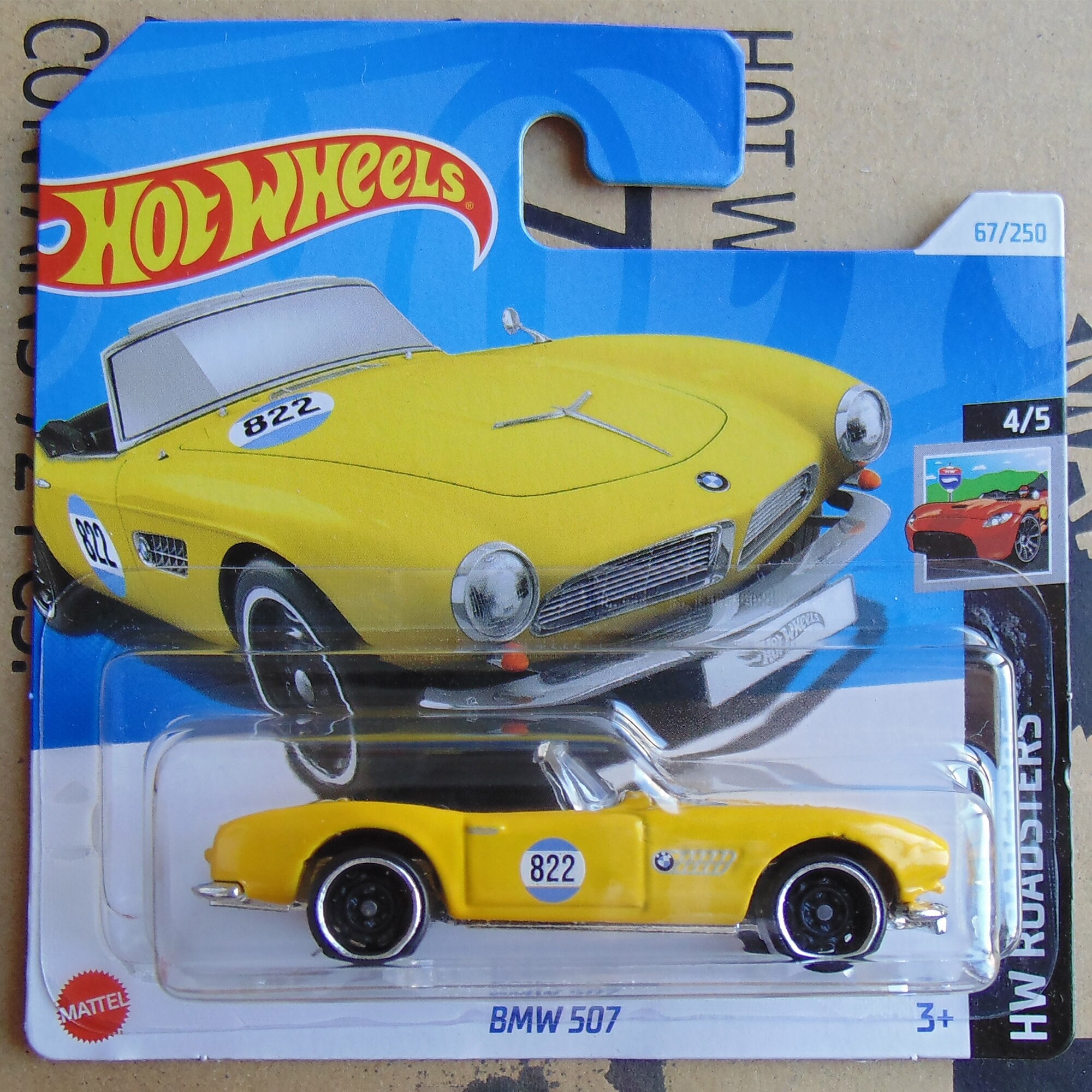 Rare Hot Wheels BMW 507 Roadster Diecast 1/64 Scale Model | Retro