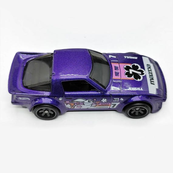 Hot Wheels MAZDA RX-7 Diecast 1/64 Scale Model | Racing JDM Car
