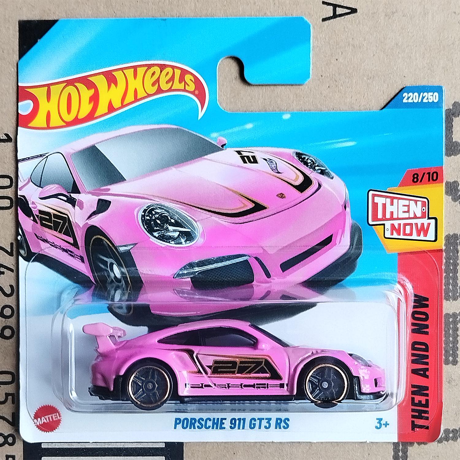 希少なホットウィール ポルシェ 911 GT3 ピンク ダイキャスト スケール