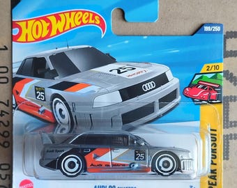 希少なホットウィール 1990年式 アウディ クワトロ 1/64スケール ダイ