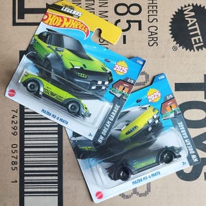 Set of 2 Hot Wheels Mazda MX-5 Miata 1/64 Diecast Scale Models | Japanese Race Cars | Car Guy Gift for Boyfriend | Husband or Coworker Gift