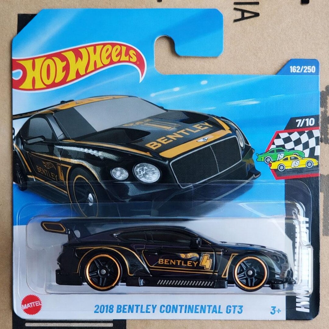 Hot Wheels 2018 Bentley Continental GT3 Diecast 1/64 Scale Model