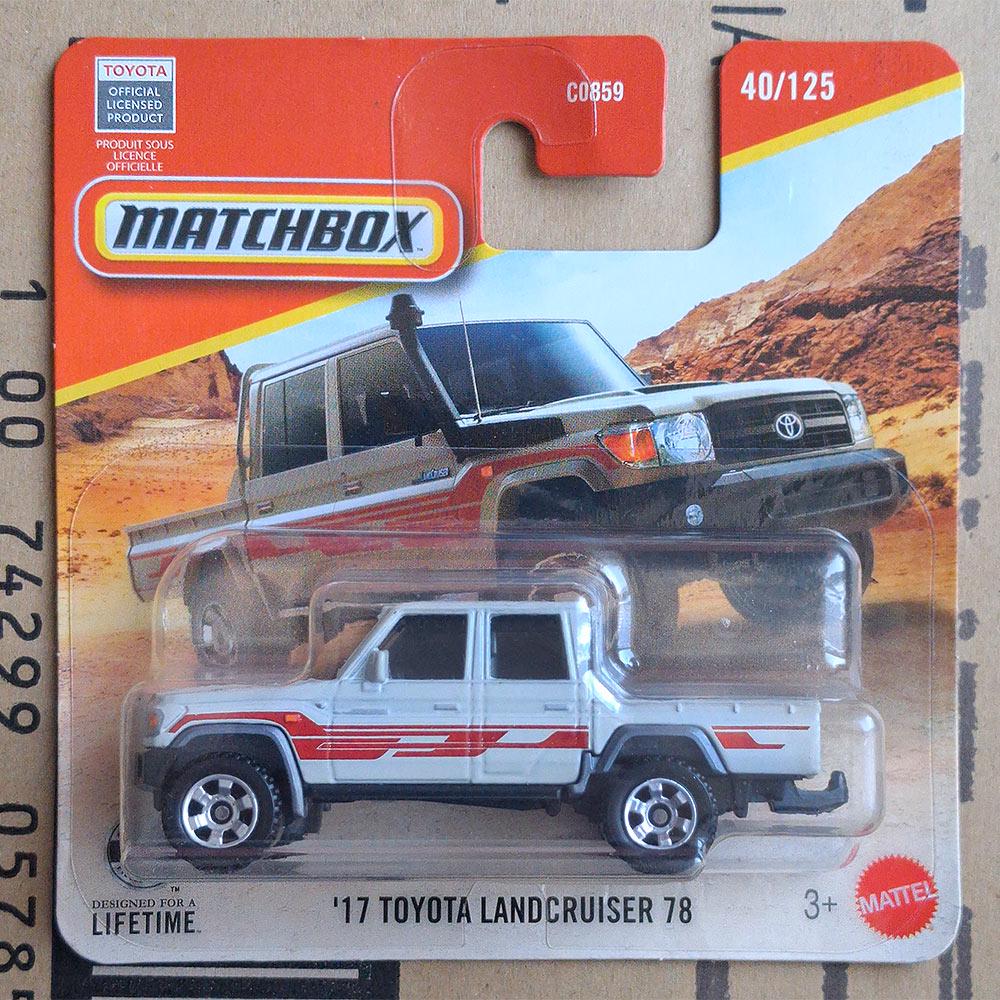 Matchbox Car 2017 Toyota Land Cruiser 78 Diecast Scale Model