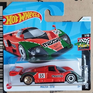 Rare Hot Wheels Mazda 787B Diecast 1/64 Scale Model | Collectible Toy Race Car | Gift for Boyfriend | Car Collector Gift | Coworker Gift