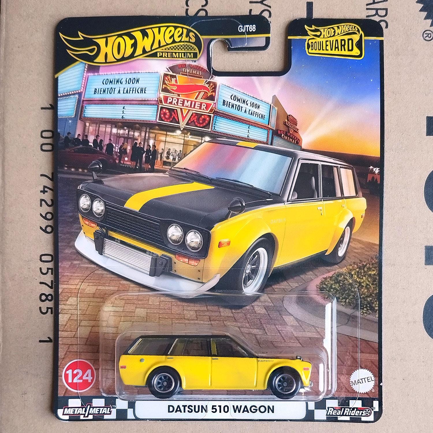 Hotwheels car culture DATSUN 510 WAGON② 2025 Hot Wheels Datsun 510 Wagon Premium Diecast Scale Model