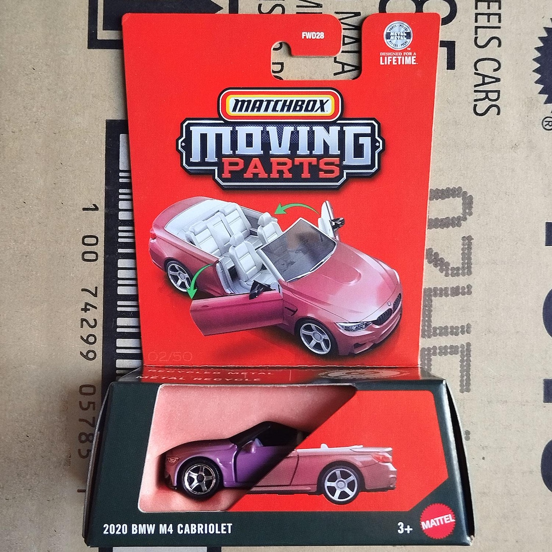 Matchbox Car 2020 BMW M4 Cabriolet 1/64 Diecast Model | Gift for