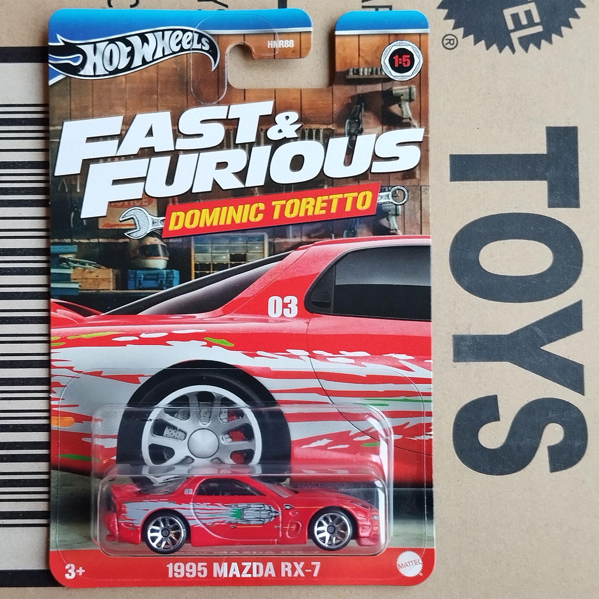 Hot Wheels 1995 MAZDA RX-7 Fast and Furious Dominic Toretto