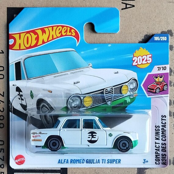 Hot Wheels Alfa Romeo Giulia Diecast 1/64 Scale Model | Italian