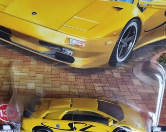 Premium Hot Wheels - 1995 Lamborghini Diablo SV Diecast 1/64 Scale