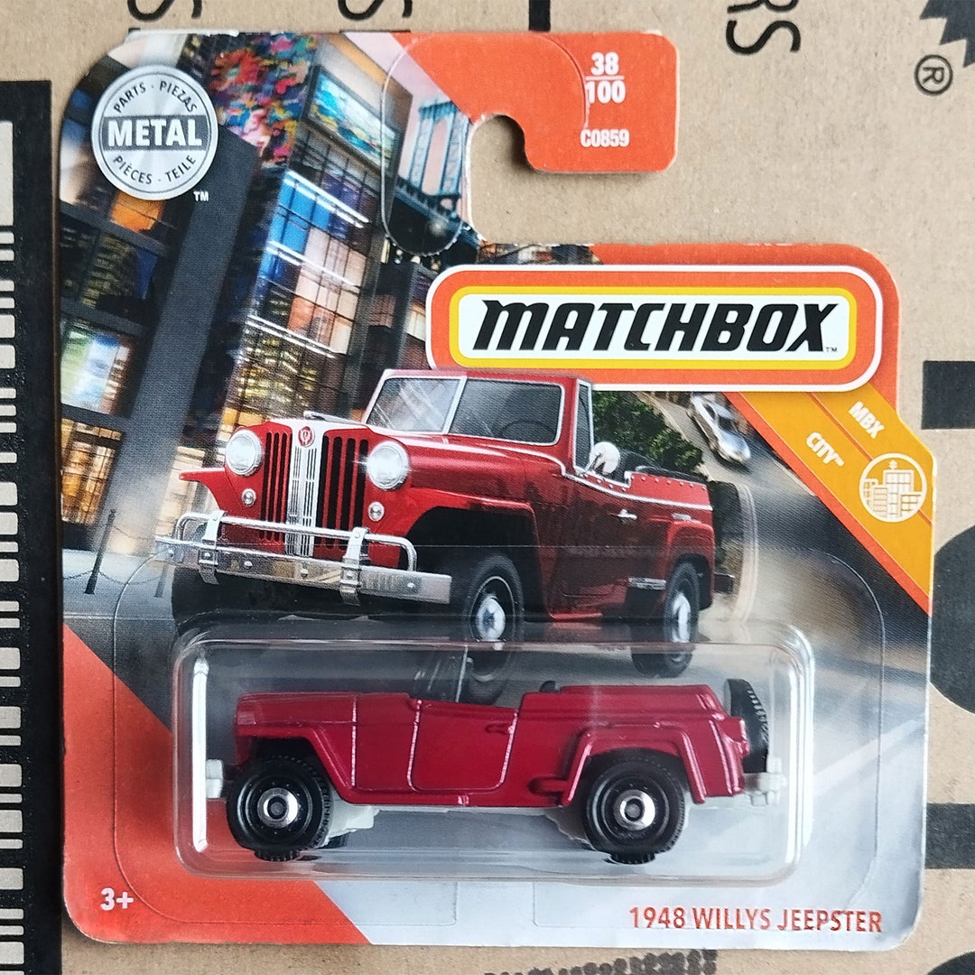 Matchbox Car 1948 Willys Jeepster Diecast 1/64 Scale Model | Gift