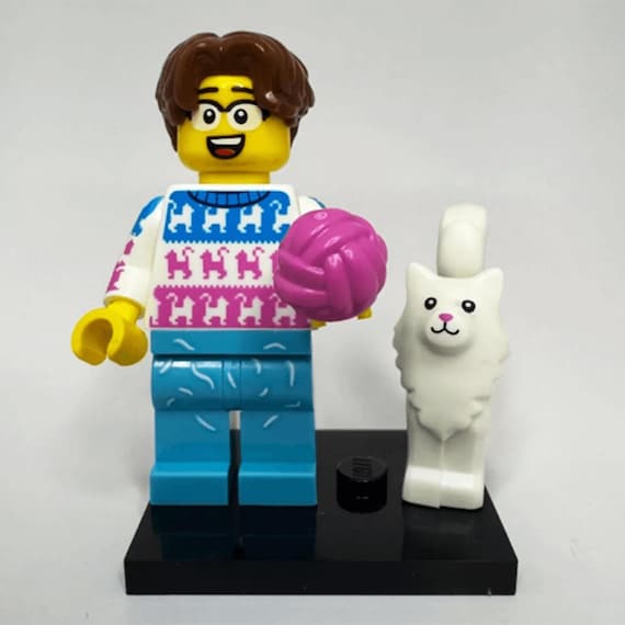 Cat Lover Lego Minifigure 27 Series 71048 - Rare Find Collectible