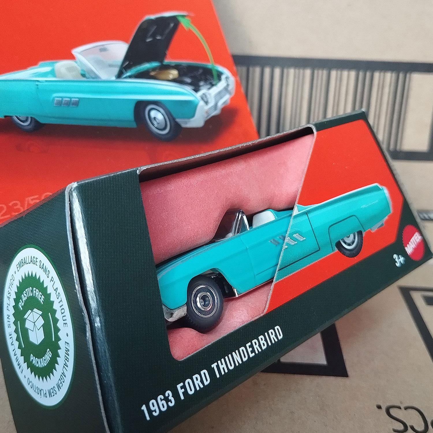 Matchbox Car - 1963 FORD THUNDERBIRD Diecast 1/64 Scale Model