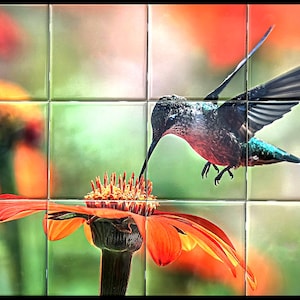 Custom Ceramic Photo Tile Mural: Personalized Wall Art Backsplash