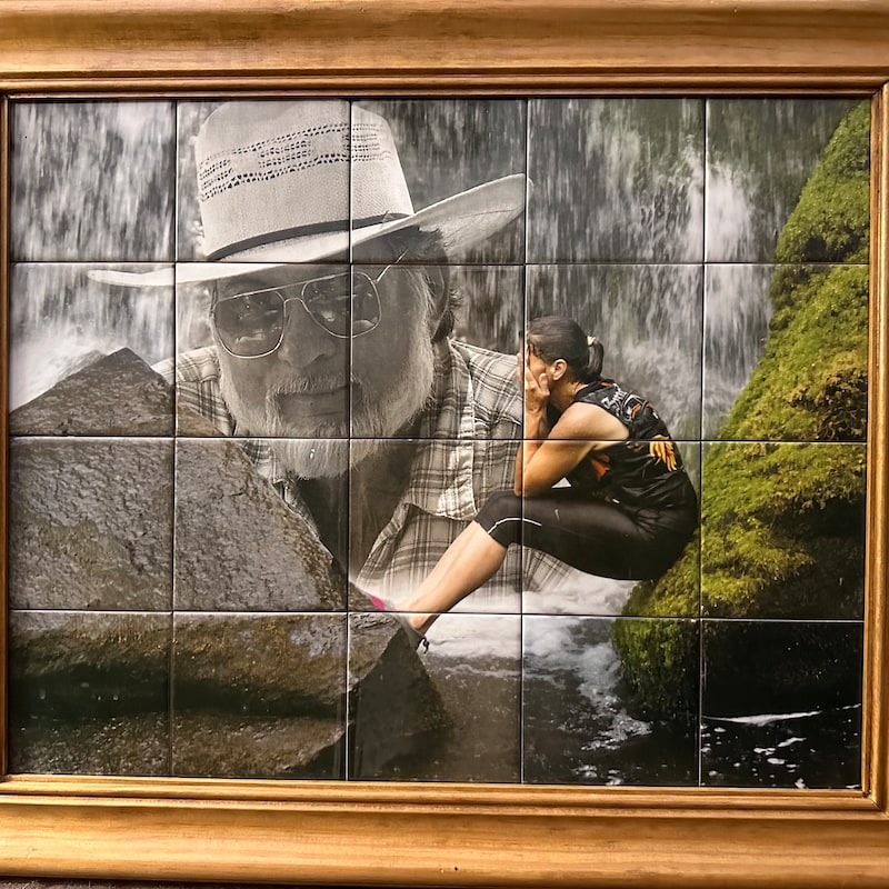 Edna C Framed five-piece mural main image 1