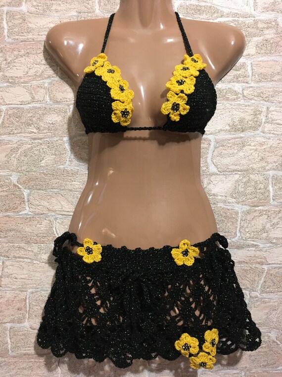 swimsuit with matching skirt