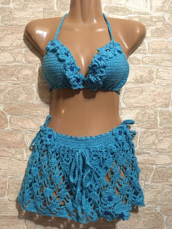 bikini with matching skirt