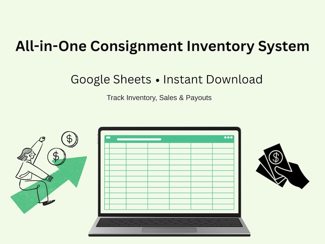 Consignment Inventory Bundle-google Sheets Tracker for Resellers ...