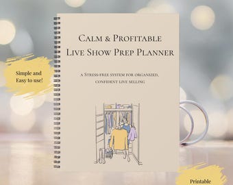 Live Show Prep Planner-Printable Version 17-pages
