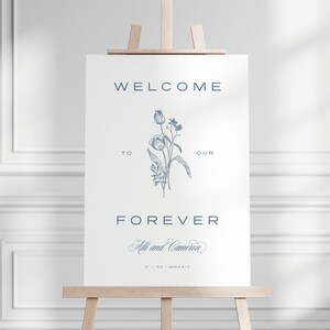Signo de bienvenida de boda, signo de bienvenida de boda vintage, signo de boda monograma, signos de boda personalizados, signos de bienvenida de boda, signo de boda floral