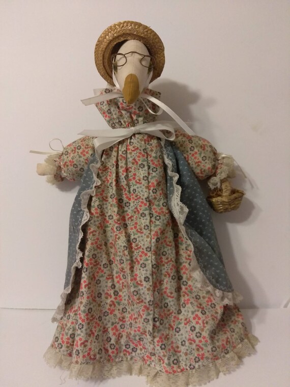 vintage mother goose doll