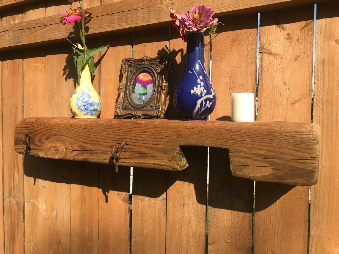 Rhode Island Driftwood Floating Shelf Handcrafted Atlantic Etsy