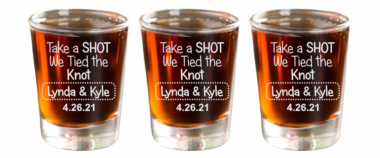 Custom Wedding Favor Shot Glasses Custom Wedding Party Shot Etsy