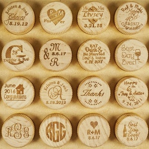 Bombola di vino Bomboniera, Bomboniera personalizzata in bottiglia di vino, Tappo di vino in sughero personalizzato, Tappi di vino incisi, Tappo di vino in sughero, Tappi di sughero