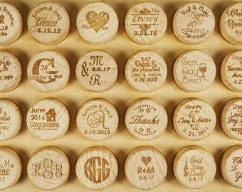 Cork Wine Stopper Personalized Wine Stopper Wedding Favors - Personalized Wine Cork Wine Stopper