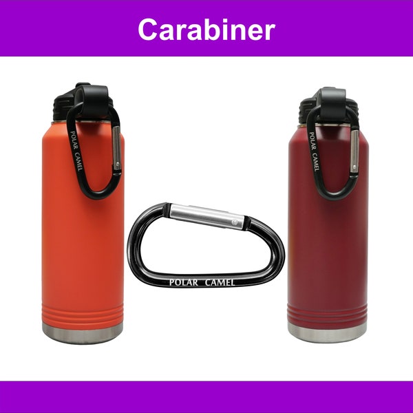 Polar Camel Carabiner for Water Bottles, Backpack Carabiner, Carabiner for Book Bag, Duffel Bag, Rucksack