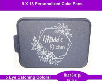 Housewarming Gift, Unique Gifts For Bakers, Personalized Baking Gifts, Customized Cake Pans, Gift for Mom