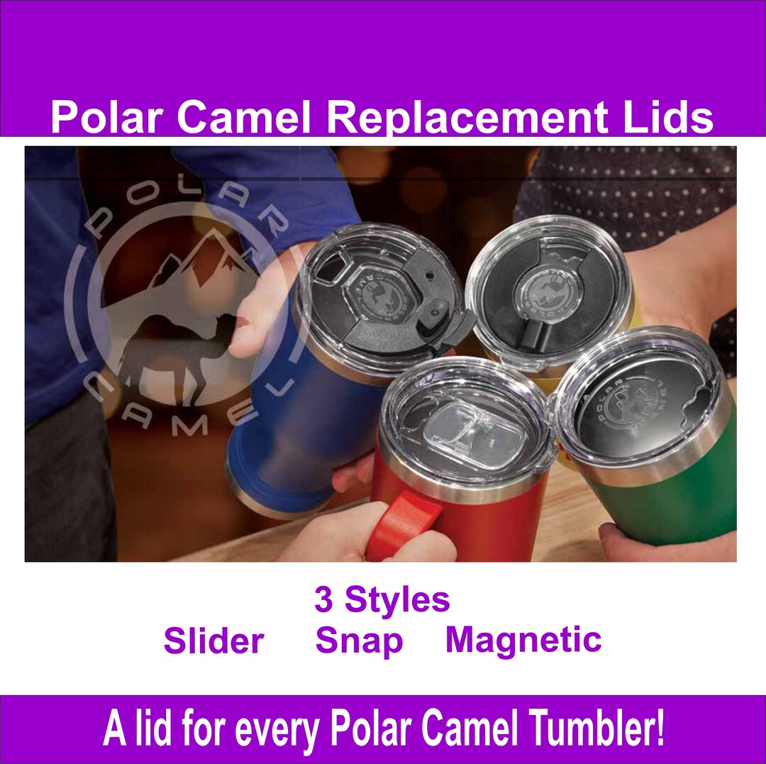 Polar Camel Replacement Lids for Tumblers, Slider Lid for 12oz to 30oz