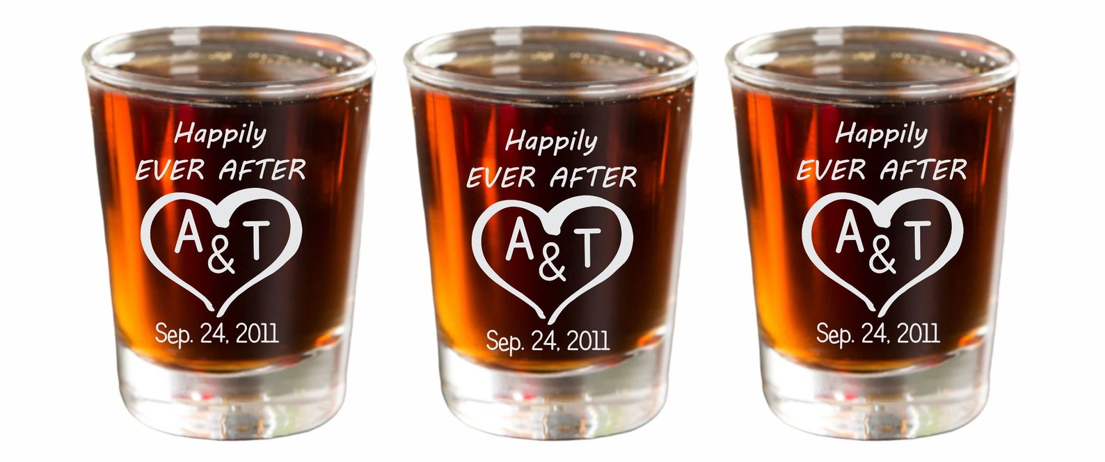 Custom Wedding Favor Shot Glasses Custom Wedding Party Shot Etsy