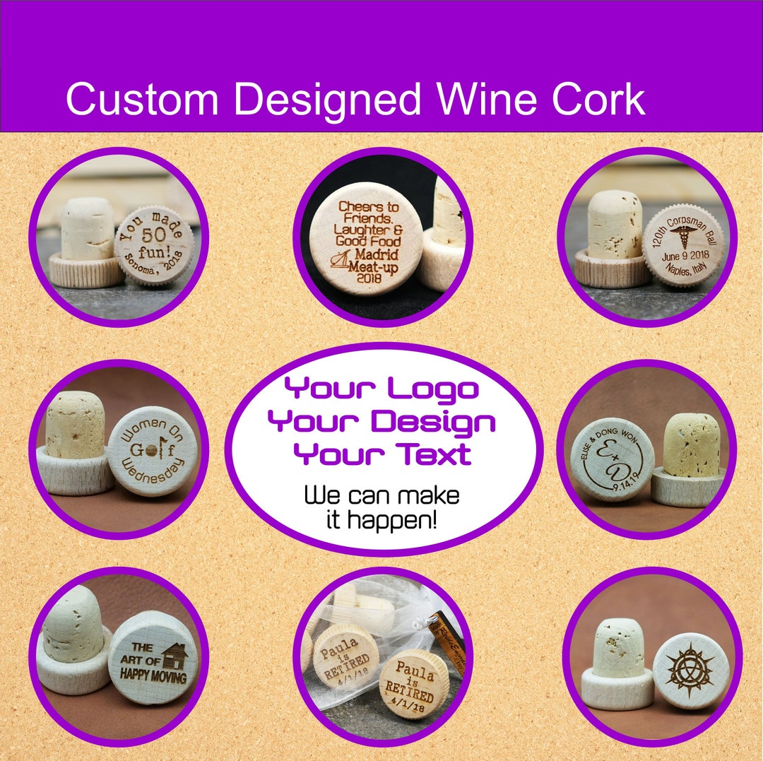 Personalized Wine Stoppersengraved Wine Bottle Etsy