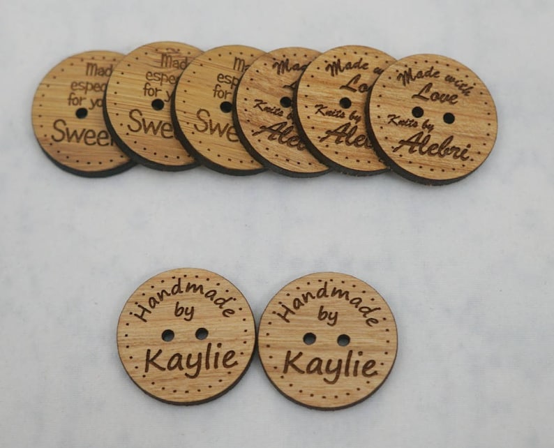 Personalized Knitting Labels Personalized Product Labels Etsy