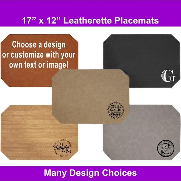 Custom Table Mats Etsy