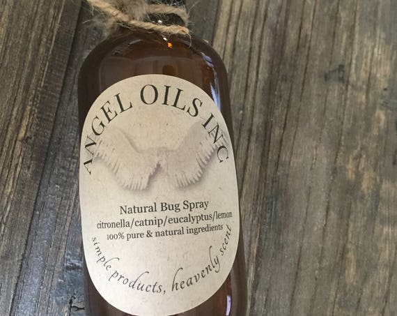 NATURAL BUG SPRAY-pure and natural citranella, catnip, eucalyptus and lemon