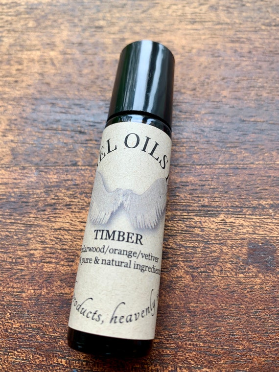 TIMBER- cedarwood/orange/vetiver essential oil rollerball