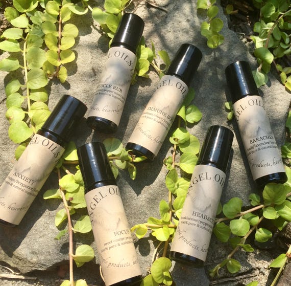 ANXIETY- rollerball with wild orange,bergamot and lemon essential oils