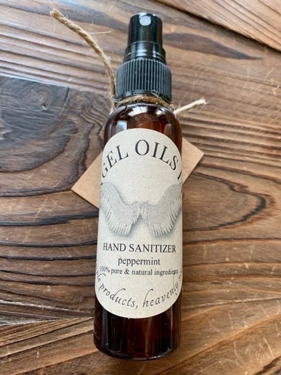 NATURAL HAND SANITIZER-lavender/lemon, peppermint, tea tree/orange and cinnamon/clove