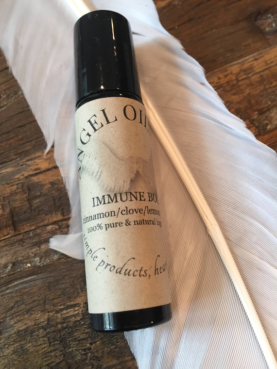 IMMUNE BOOSTER-rollerball with pure and natural cinnamon/clove/lemon/tea tree