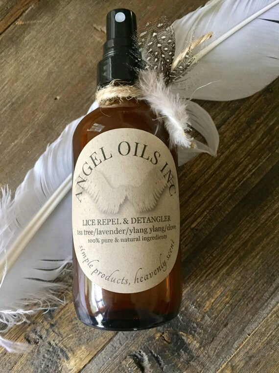 LICE REPEL & DETANGLER-tea tree/lavender/ylang ylang/clove
