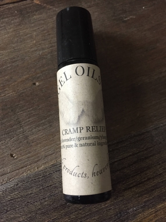 CRAMP RELIEF- pure and natural sage/lavender/ylang ylang and geranium
