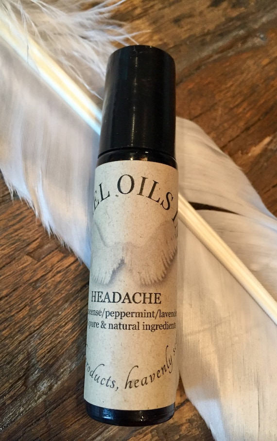HEADACHE RELIEF-rollerball with pure and natural peppermint/lavender/frankincense