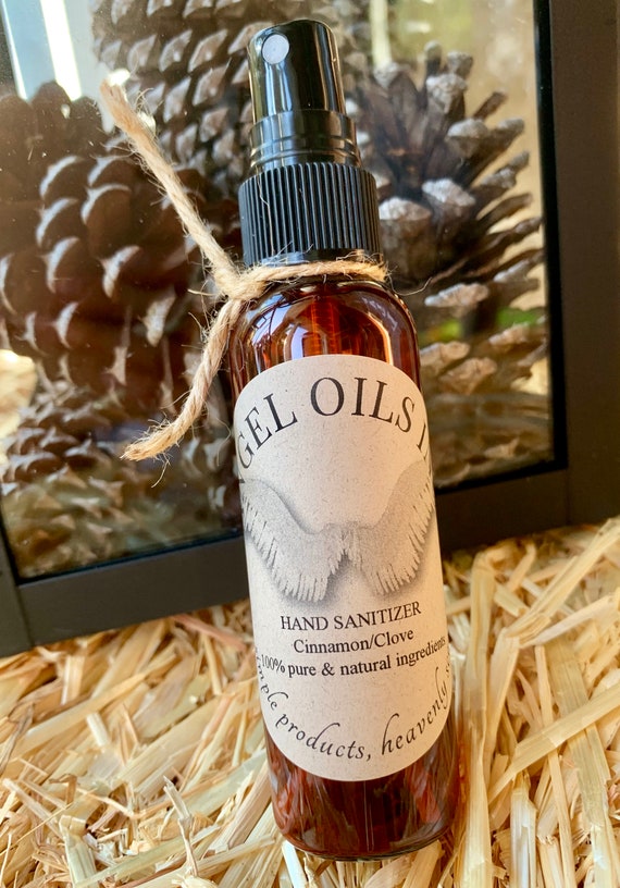 NATURAL HAND SANITIZER-70 percent isopropyl alcohol,*New-grapefruit/geranium, lavender/lemon, peppermint, tea tree/orange and cinnamon/clove