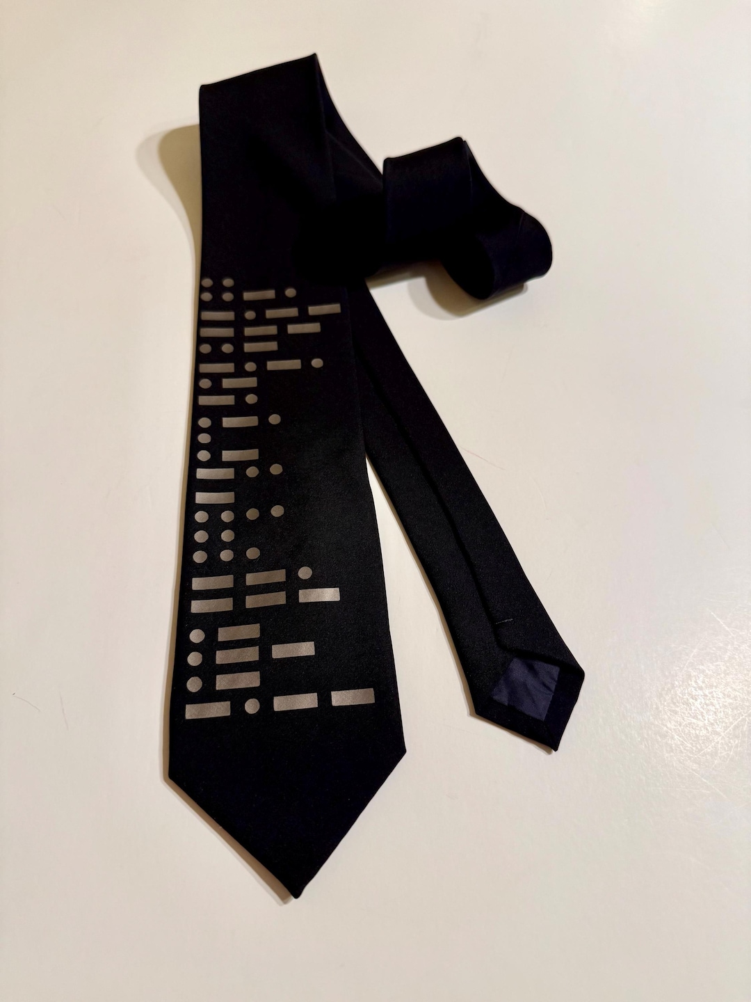 Cool Necktie, in Morse Code : “if You Can Read This , Go Away”. Fun Tie ...