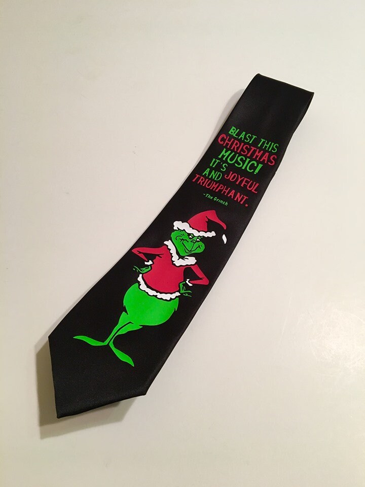Corbata de Navidad Fresca Única y Divertida Regalo de - Etsy España